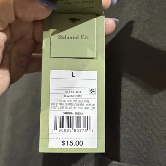 Goodfellow & Co Black Short Sleeve Tee - Picture 4 of 5